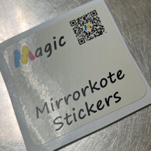 customising mirrorkote stickers