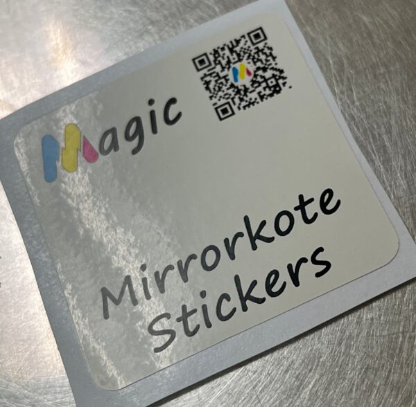 customising mirrorkote stickers