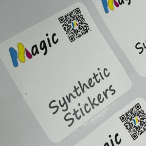 customising synthetic stickers